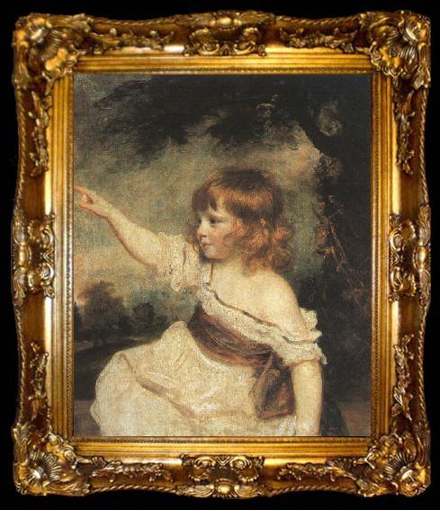 framed  Sir Joshua Reynolds Master Hare, ta009-2